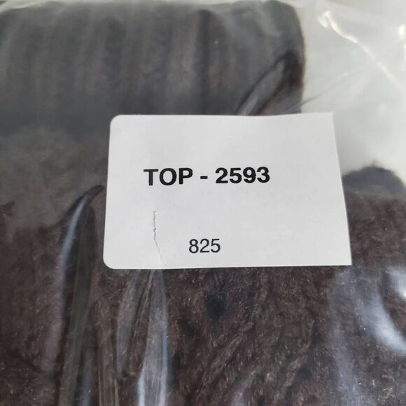 Maurices Brown Cable Knit Shawl Collar Short Sleeve Sweater Vest Size L - Picture 8 of 8